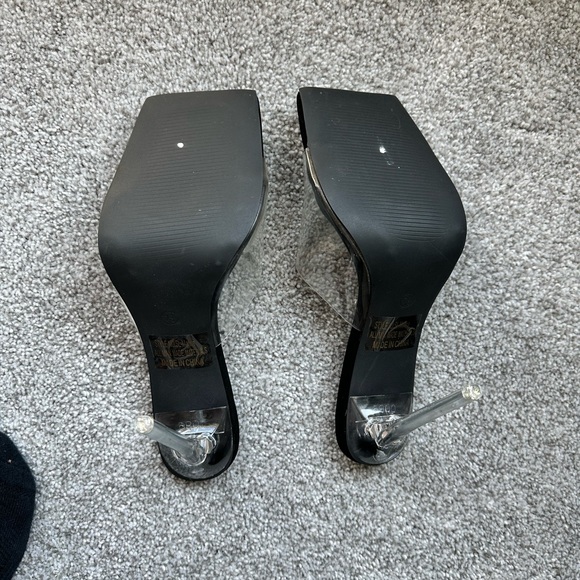 ShoeLand Clear High Heel Sandals, Women’s 7.5 - Picture 5 of 6